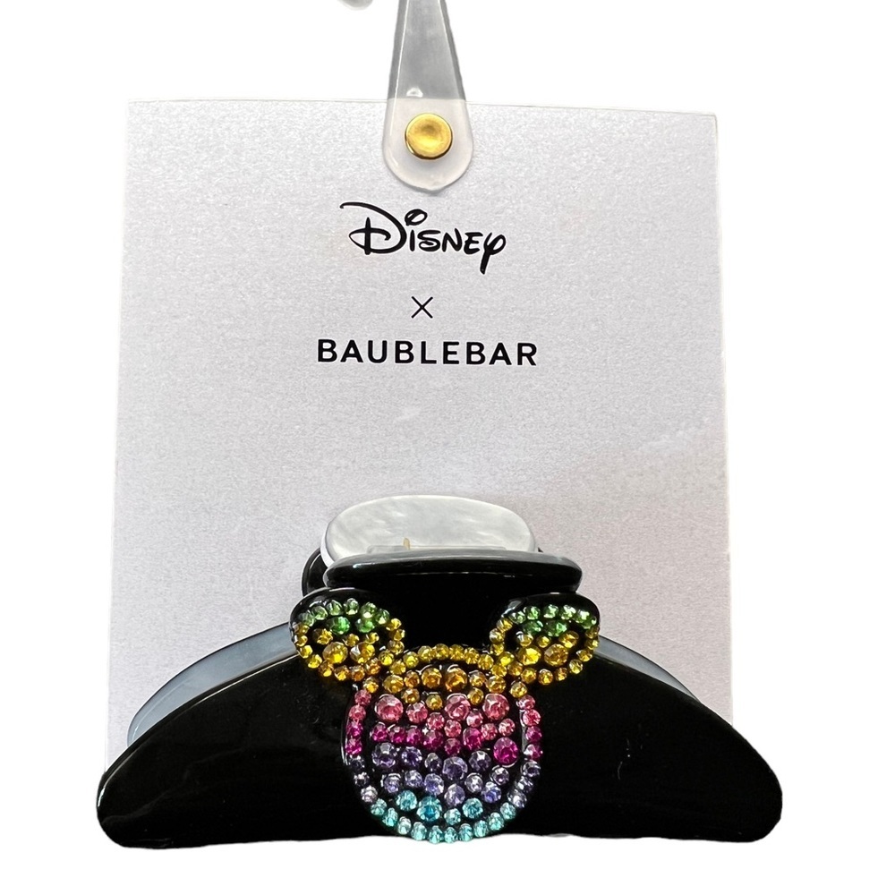 BaubleBar X Disney Medium Claw Clip. New in Origional Packaging! Rainbow…